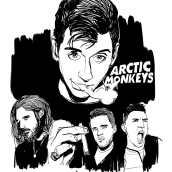 Arctic Monkeys Music Pill. Un proyecto de Ilustración de Aaron Arnan - 01.06.2017