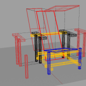 Silla 3D. Un proyecto de 3D y Diseño industrial de Judith Solvez Vilamala - 10.10.2015