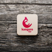 Kanguro bar. Un progetto di Br, ing, Br, identit e Graphic design di Alejandro González Osés - 19.02.2018