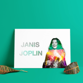 Janis Joplin. Un proyecto de Diseño y Diseño gráfico de Mario Figueredo Martín - 22.02.2018