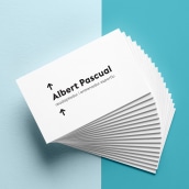 Albert Pascual. Un proyecto de Br, ing e Identidad, Diseño gráfico y Tipografía de Jennifer Moreno Espelt - 28.02.2018