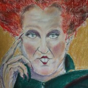 Bette Midler. Traditional illustration, Fine Arts, and Film project by Marina Romero Velasco - 03.04.2018