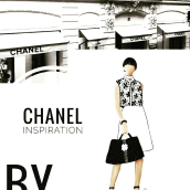 Inspiración Chanel. Projekt z dziedziny Trad, c i jna ilustracja użytkownika Miranda Blur - 01.12.2017