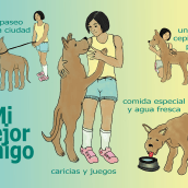 Proyecto 15 - Mi mejor amigo. Character Design, Product Design & Infographics project by Cristina GR - 03.10.2018