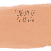 Penguin of approval. Design, Traditional illustration, Film, Video, TV, Animation, Character Design, Graphic Design, and Character Animation project by Pau Rull Bassols - 03.14.2018