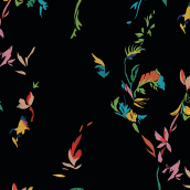 Abstract Nature: Diseño de estampados textiles. Um projeto de Ilustração e Pattern Design de Silvia Borrás Lecha - 22.03.2018