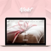 Violet. Un proyecto de Diseño Web de Derck Michel - 27.03.2018