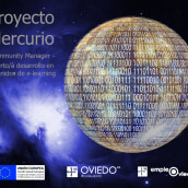 Cartel Proyecto Mercurio. Graphic Design project by Marta Gutiérrez González - 01.21.2018