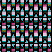 Mi Proyecto del curso: Diseño de estampados textiles. Design, Design de vestuário, Artes plásticas, Design gráfico, e Pattern Design projeto de Viviana Acuña - 10.04.2018