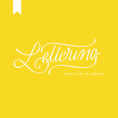 ✍ TALLER. "Lettering, poner en palabras".. Tipografia, e Lettering projeto de Florencia Suárez - 12.04.2018