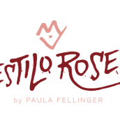 LMi Proyecto del curso: Caligrafía con tiralíneas- Logo Estilo Rosé. Design project by Ana Fellinger - 04.12.2018