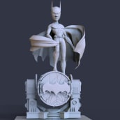 batman. Un projet de 3D de Diego Irrazabal - 16.03.2018