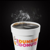 Dunkin' Donuts: Series / Campaña de prensa. Un projet de Publicité , et Direction artistique de Alejandro Mendoza - 04.05.2018