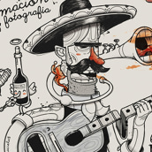 Empresarios del Andén. Digital Illustration project by Julian Ardila - 02.17.2014