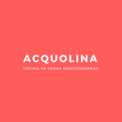 ACQUOLINA - Logo e Naming. Un proyecto de Dirección de arte, Diseño gráfico y Naming de Francesca Danesi - 07.05.2018