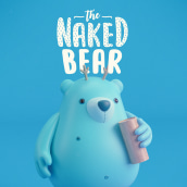 THE NAKED BEAR  (Diseño de personajes en Cinema 4D: del boceto a la impresión 3D). Un proyecto de Diseño, 3D, Diseño de personajes, Diseño de juguetes y Animación 2D de Joseph Rodríguez - 28.05.2018