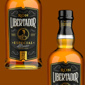 Ron Libertador. Graphic Design, and Packaging project by Telmo Cuenca - 06.06.2018