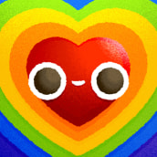 Ba Boom Love! Ba Boom Love! #PrideMonth #Pride2018. Ilustração vetorial, Design de ícones, e Animação 2D projeto de Squid&Pig - 16.06.2018