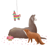 Animal Party 01. Un proyecto de Ilustración digital de bloz - 20.06.2018