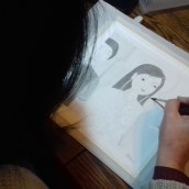 Mi Proyecto del curso: Introducción a la ilustración con tinta china. Traditional illustration project by ORFA FERRADA ABE - 06.21.2018