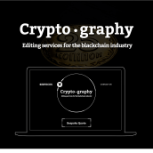 Cryptography. UX / UI, and Web Design project by ivan castro - 07.09.2018