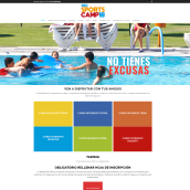 WEB SUMMER CAMP REEBOK SPORTS CLUB. Graphic Design project by José Manuel Piñón Cubero - 05.11.2018