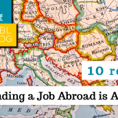 Find a Job Abroad in 7 Steps. Marketing, Writing, Infographics, and Digital Marketing project by leew07 - 07.18.2018