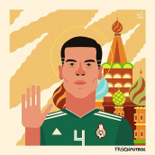 Ilustraciones Pasión Futbol Ein Projekt aus dem Bereich Digitale Illustration von Manuel Rios - 31.07.2018