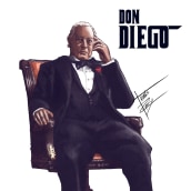 Don Diego. Un progetto di Illustrazione digitale e Ritratto illustrato di Thomás Reynoso Vazquez - 06.08.2018