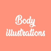 Body illustrations. Design, Ilustração tradicional, Design gráfico, Ilustração vetorial, e Criatividade projeto de Manuela Sánchez - 01.08.2018