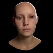 Skin shader study. Un proyecto de 3D de José A. Martínez - 07.08.2018