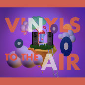 VINYLS TO THE AIR. Un proyecto de 3D e Ilustración digital de Javier Jiménez - 10.08.2018