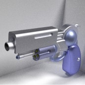 Diseño en 3D : Réplica de Pistola "Emperor". 3D project by Ferran Acosta - 01.21.2018