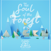 The Soul of the Forest. Design, 3D, Graphic Design, Product Design, To, Design, and Vector Illustration project by Benja González - 08.23.2018