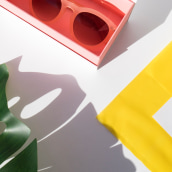 Color Block collection. Een project van Traditionele illustratie,  Art direction,  Br, ing en identiteit, Mode, Grafisch ontwerp, Marketing y Packaging van Laura Inat - 10.08.2018