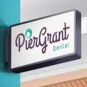 Diseño de Isologotipo para Piergrant Dental. Br, ing, Identit, Graphic Design, and Logo Design project by Carlos Iván Pérez García - 11.07.2017