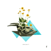 Flowerpots. Design, Traditional illustration, and Collage project by _de_amanda - 09.19.2018