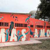 Mas Amor, mural.. Un proyecto de Arte urbano de Angélica Olmoz - 22.09.2018