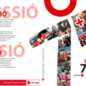 Creu Roja a l'Anoia, 75 anys plens d'acció. Editorial Design project by jmargalefp - 09.23.2018
