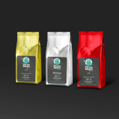 EMPAQUE THREE BEARS COFFEE. Un proyecto de Diseño, Br, ing e Identidad, Packaging e Ilustración digital de Erick Aguilera - 01.10.2018