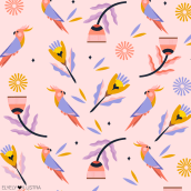 Patterns. Pattern Design & Illustration project by Ely Ely Ilustra - 10.19.2018