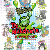 Portada Malatesta. Design de personagens projeto de Hernando Rico Escobar - 01.11.2018