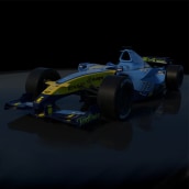Modelo 3D Renault R25. Un proyecto de 3D y Modelado 3D de Gabriel Pajares Pérez - 14.04.2018