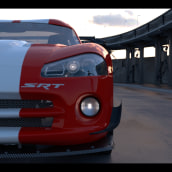 Dodge Viper SRT-10. Un proyecto de 3D, Diseño de automoción, Diseño de producto, Creatividad y Videojuegos de Gabriel Pajares Pérez - 03.07.2018