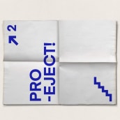 Pro -Eject. Direção de arte, Br, ing e Identidade, e Design editorial projeto de Irene Sierra - 06.11.2018
