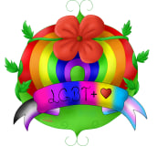 Imagotipo LGBT. Ilustração tradicional, Design de ícones, Desenho, Design de logotipo e Ilustração digital projeto de Lesli Ranma - 11.11.2018