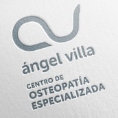 Centro de Osteopatía Especializada Ángel Villa. Un proyecto de Br, ing e Identidad, Diseño gráfico y Diseño de logotipos de Javier Pérez Lorén - 12.11.2018