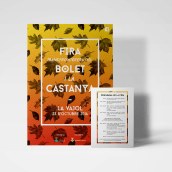 Gráfico: Fira del Bolet i la Castanya. Photograph, Events, Graphic Design, and Poster Design project by Sergi Duran Jaen - 11.22.2017