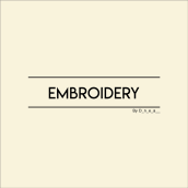 Embroidery embroidery. Embroider project by Daniela Moreno - 11.27.2018