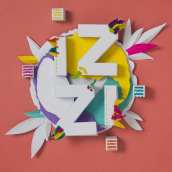 Paper IZZI. Art Direction, Paper Craft, and Embroider project by Lía Nalé - 09.10.2017